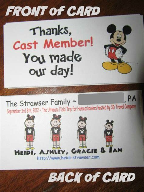 Diy Thank You Notes For Disney Cast Members Youll Make Their Day