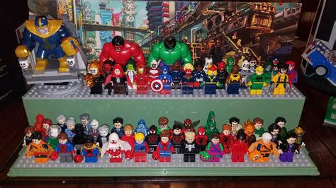 updated marvel comic minifigures collection r lego
