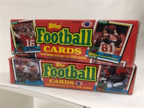 1990 Topps NFL Football Factory Sealed Complete 528 Card ...
