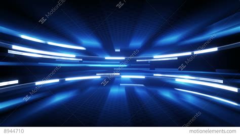 Shining Blue Glow Loopable Technology Background 4k 4096x2304 Stock