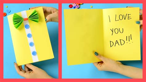 Fathers Day Card Fun Crafts For Kids Youtube