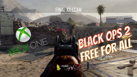 Call Of Duty Black Ops 2 Free For All On Xbox One Gameplay 30 19 Youtube