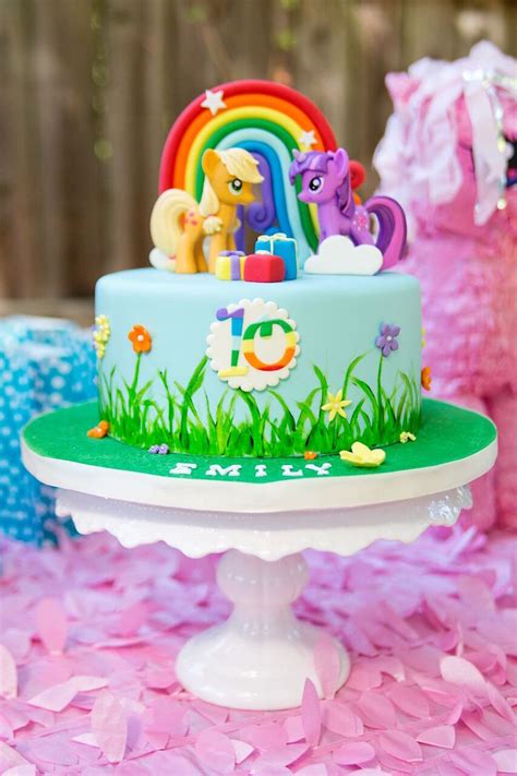 Karas Party Ideas Glam Floral My Little Pony Birthday Party Karas