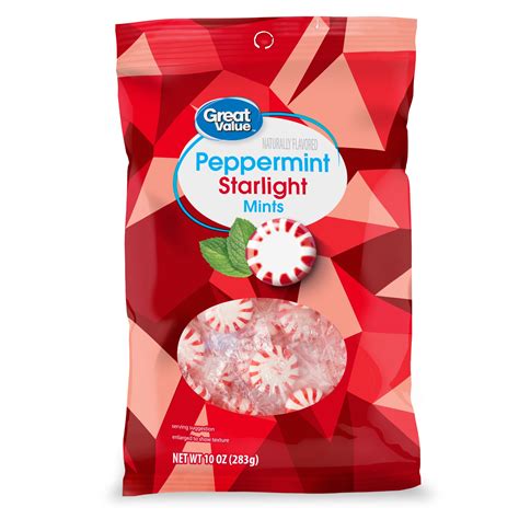 Great Value Peppermint Starlight Mints Hard Candy 10 Oz