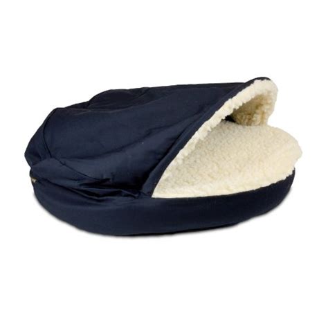 Online Snoozer Luxury Orthopedic Cozy Cave Pet Bed Large Navy