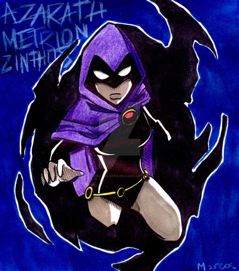 Teen Titans Raven By Marcosgarea On Deviantart