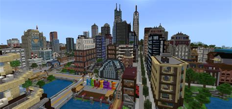 City Of Newisle Minecraft Pe Maps