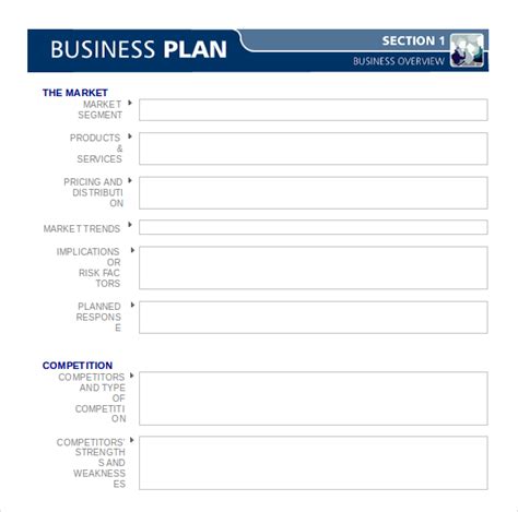 Business Plan Template Download Business Plans Growthink