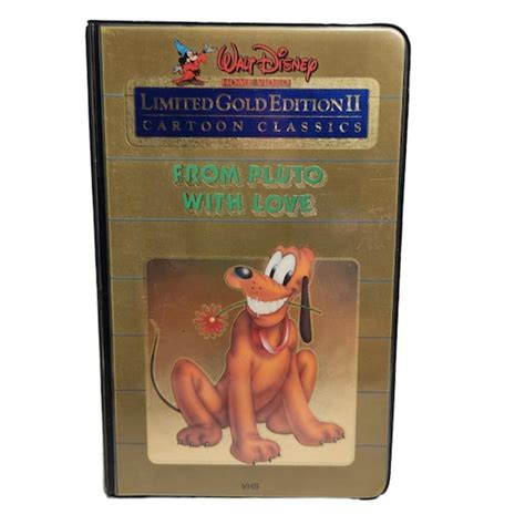 Walt Disney Limited Gold Edition Cartoon Classics From Pluto Etsy
