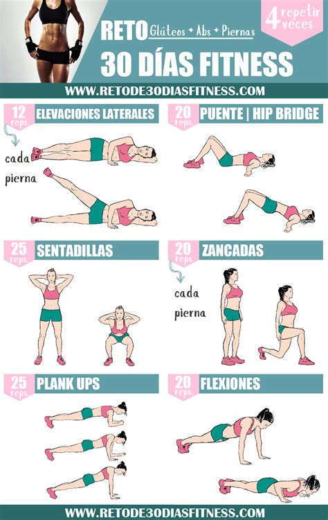 Glúteos Abdomen Y Piernas De Acero Workouts Fitness Reto Fitness