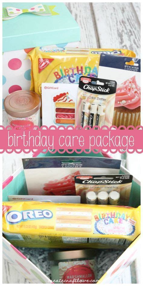 Birthday Care Package Birthday Care Packages Diy Care Package Birthday Diy Gifts Bestfriend