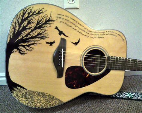 Sharpie By Shanna Cappel Guitar Art Guitar Design Acoustic Guitar Art