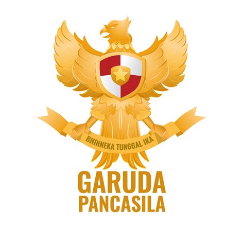 Illustration Of The Garuda Pancasila The Symbol Of The Indonesian