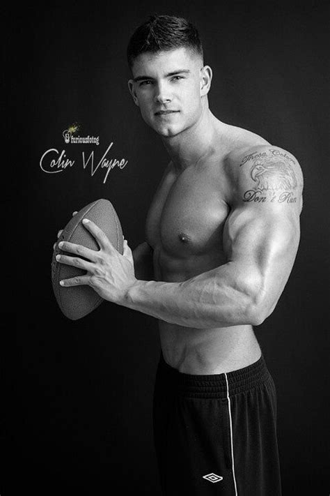 colin wayne male fitness model and bodybuilder © golden czermak pecs hunk