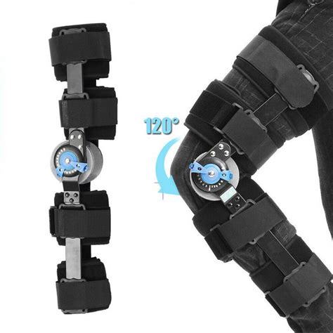 Universal Medical Op Knee Brace Adjustable Hinged Leg Patella Support