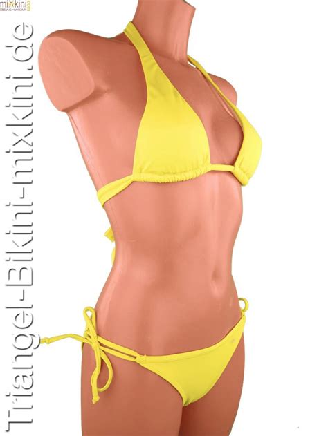 Bikini Gelb Triangel Bikini Gelb Kaufen Mixkini Beachwear