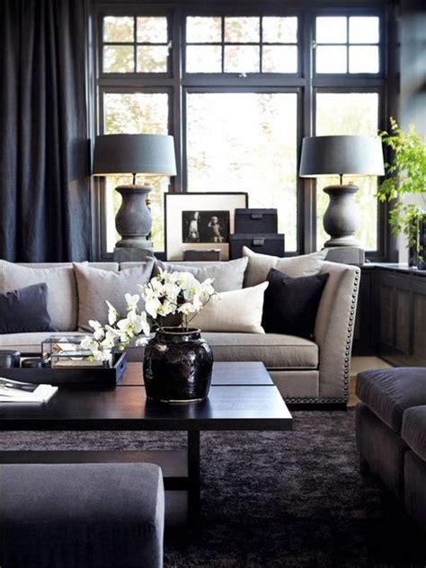 Think of a grey sofa as a blank canvas with an infinite. Charcoal living room | Beautiful Decor | Pinterest | Grey ...