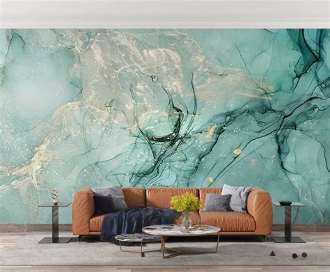 Art Wallpaper Peel And Stick Self Adhesive Marble Wall Mural Etsy In