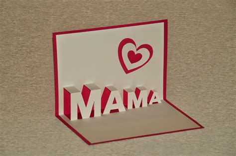 Pop up karte mama zum ausdrucken : Basteln und mehr...: Muttertagsgeschenke basteln: Pop Up Karten / Cards selber basteln zum Muttertag