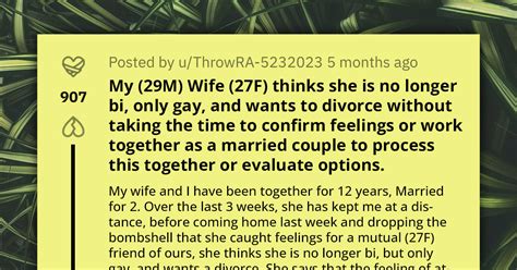 Emotionally Drained Man Cries Out As His Bisexual Wife Wants A Divorce Because She Developed