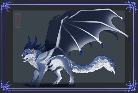 Silver Wolf Dragon By Runandwine On Deviantart