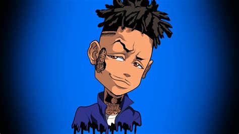 May be a cartoon of 6 people, people standing, outerwear and text that says. Blueface - CARTOON SATISFYING ART( ADOBE ILLUSTRATOR ...