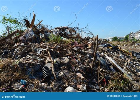 Mountain Of Garbage Stock Photo Image Of Colours City 60047800