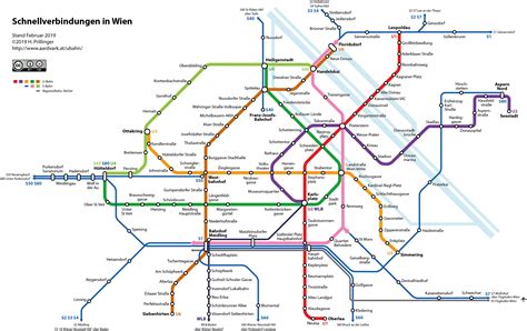 Mappa Della Metropolitana Di Vienna Cartina Della Metropolitana Di