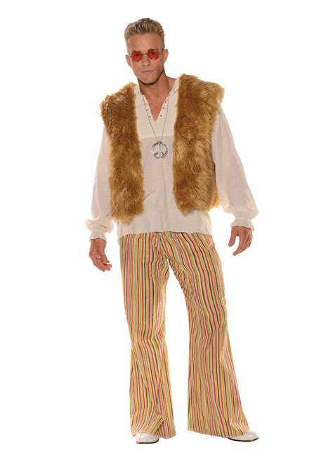 Mens Plus Size Sunny Hippie Costume