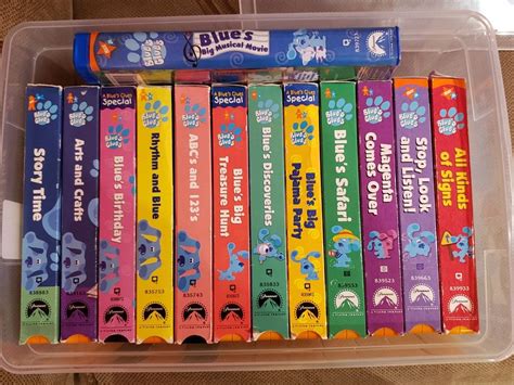 Nick Jr Blue S Clues Vhs Tapes Images And Photos Finder
