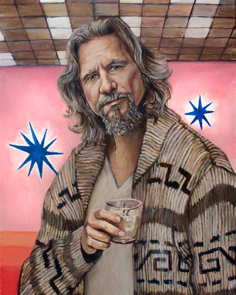 The Dude Jeffrey Lebowski Jeff Bridges Big Lebowski Print The Big