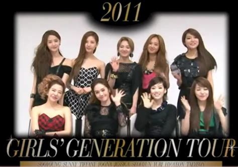 [video] Snsd Revealed 2011 Girls Generation Tour Announcement Video Daily K Pop News