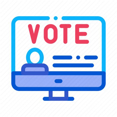 Computer Election Information Vote Voting Icon Download On Iconfinder