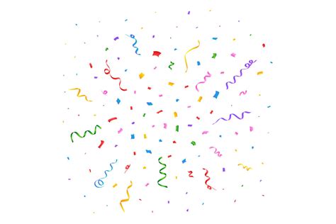 Colorful Confetti Explosion Background Graphic By Iftidigital