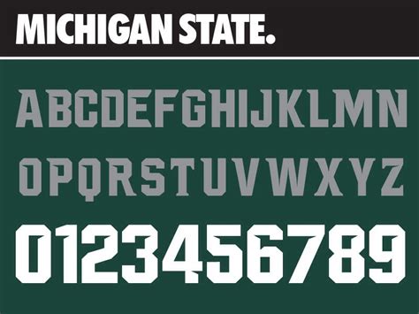 Ncaa Michigan State Font Download