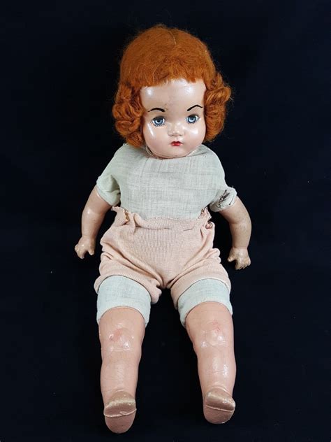 Vintage Antique Composition Doll Baby Dress Horseman Dolls 1940s Googly