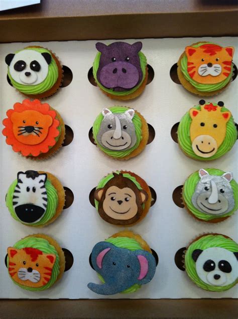 Animal Cupcakes Adorable Zoo Themed Delights