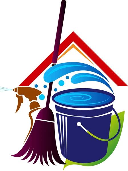 ᐈ House Cleaner Logo Stock Images Royalty Free House Cleaning Logo