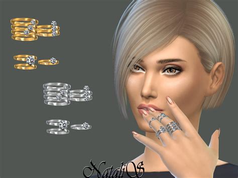 The Sims Resource Natalismulti Rings Set 3