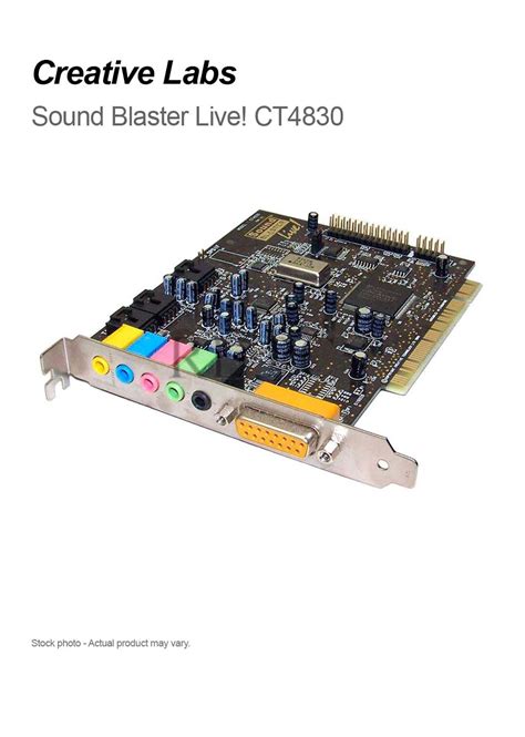 Download Driver Sound Blaster Ct4830 Windows 7 Limitedfasr