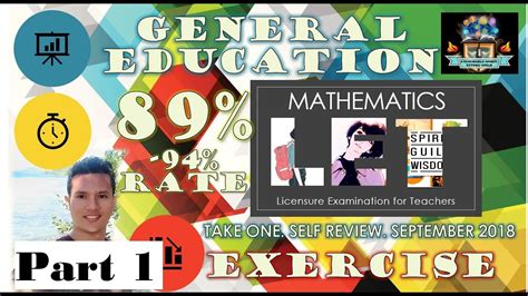 Let Reviewer General Education Math Part 1 Youtube