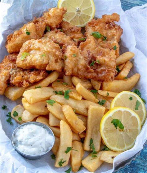 Quick And Easy These Fish And Chips Are Battered In A Delicious Beer