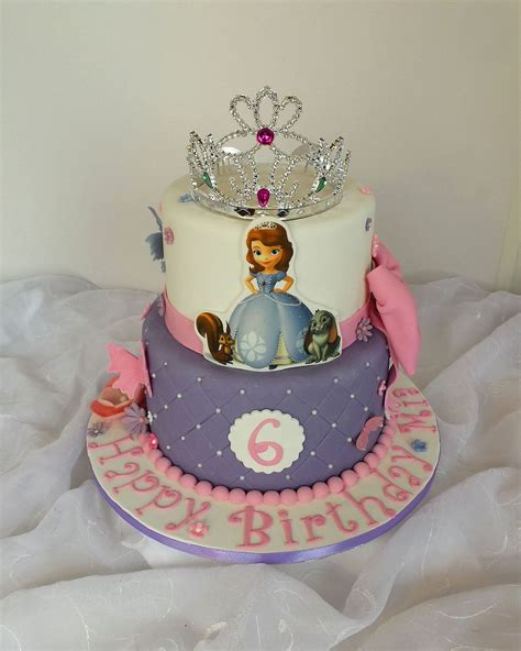 Flickrpzcxvf6 Princess Sofia Birthday Cake Sofia Birthday