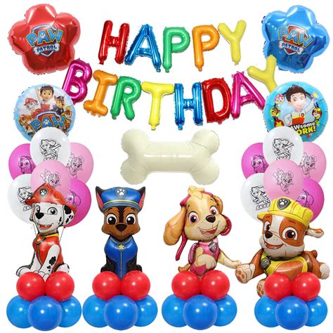 Buy Yne Paw Dog Theme Birthday Party Decorations Dog Patrol Theme Party