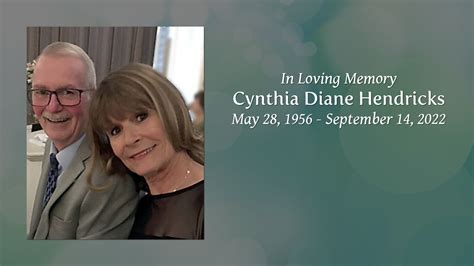 Cynthia Diane Hendricks Tribute Video