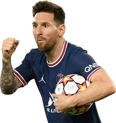 Lionel Messi Paris Saint Germain Football Render Footyrenders