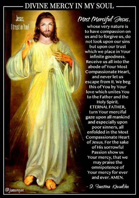 Printable Divine Mercy Prayer Card Printable Calendar Blank