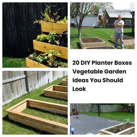 20 Diy Planter Boxes Vegetable Garden Ideas You Should Look Sharonsable