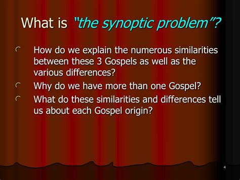 Ppt The Synoptic Gospels Powerpoint Presentation Free Download Id