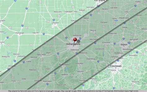 Path Of 2024 Eclipse In Indiana Lilli Paulina